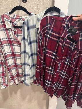 Rails Women's Plaid Button-Down Shirts size L (+++ALL 3️⃣✔️)